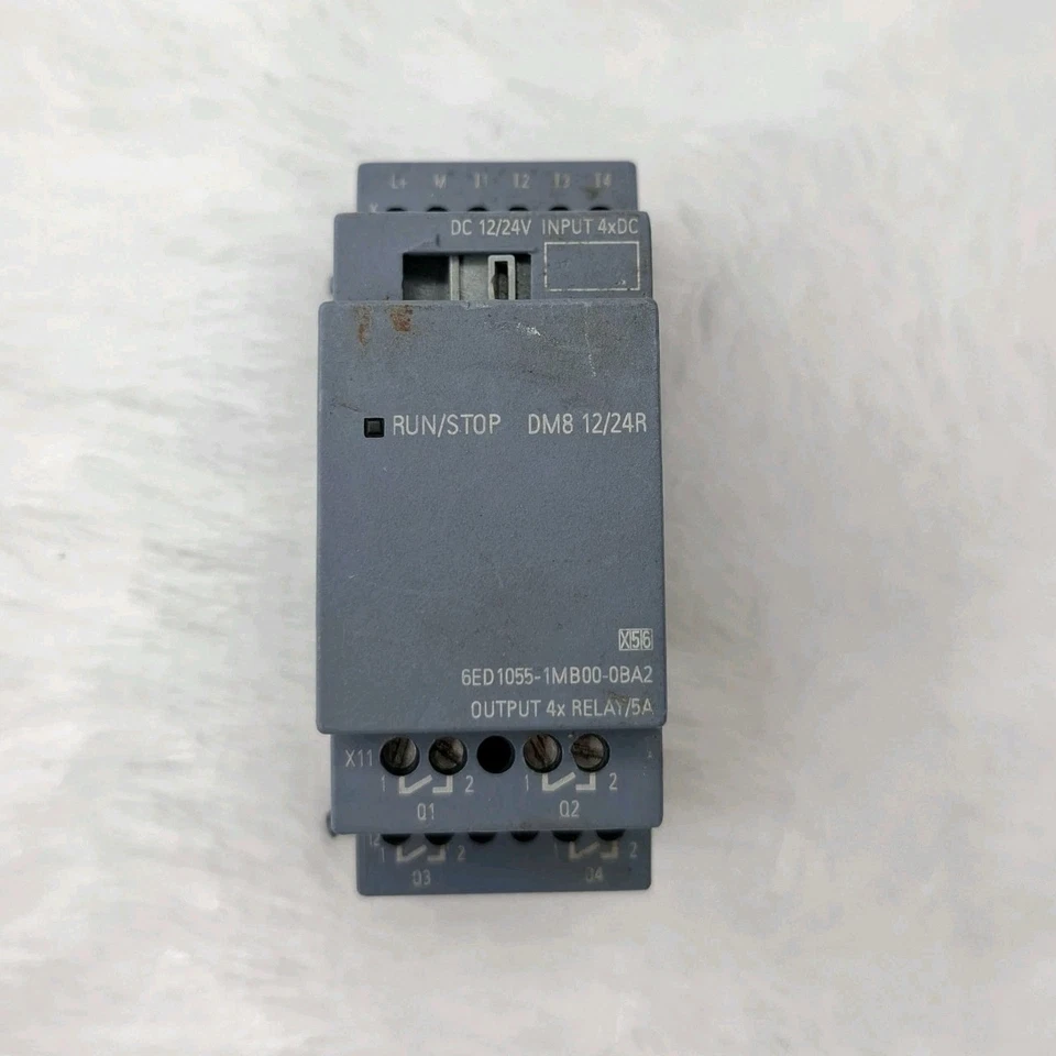 SIEMENS 6ED1055-1MB00-0BA2 DM8 12/24R 12/24VDC EXPANSION MODULE